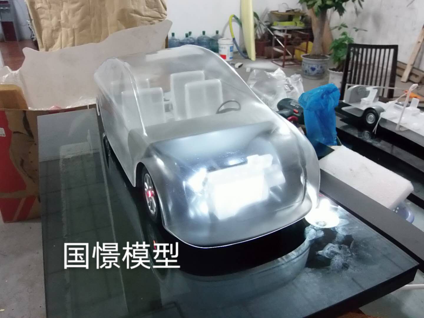 靖州透明车模型